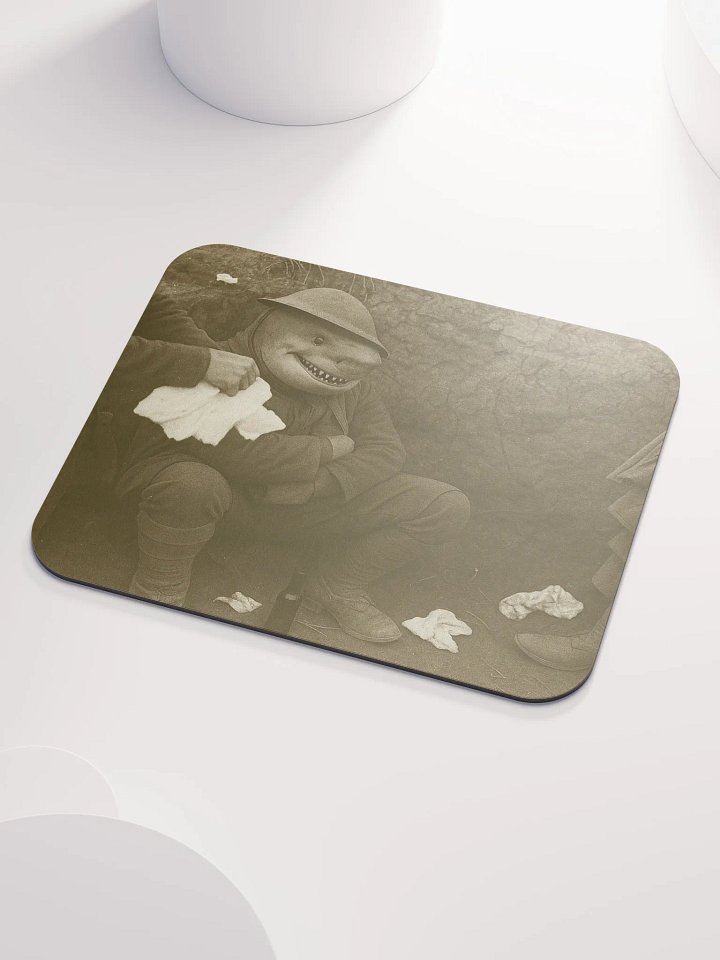 Shark Soldier Mousepad - Small product image (2)