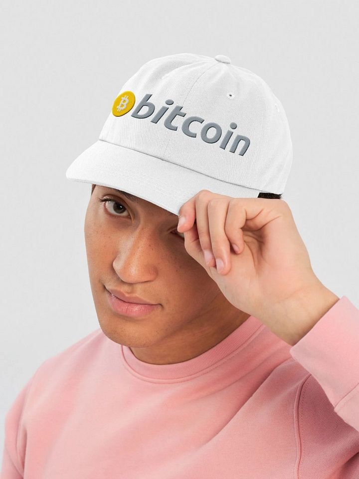 Bitcoin Logo Classic Embroidered Dad Hat product image (1)