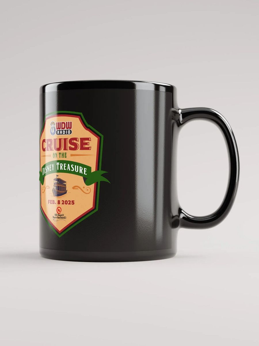 WDW Radio Cruise on the Disney Treasure 2025 Mug (black) product image (2)