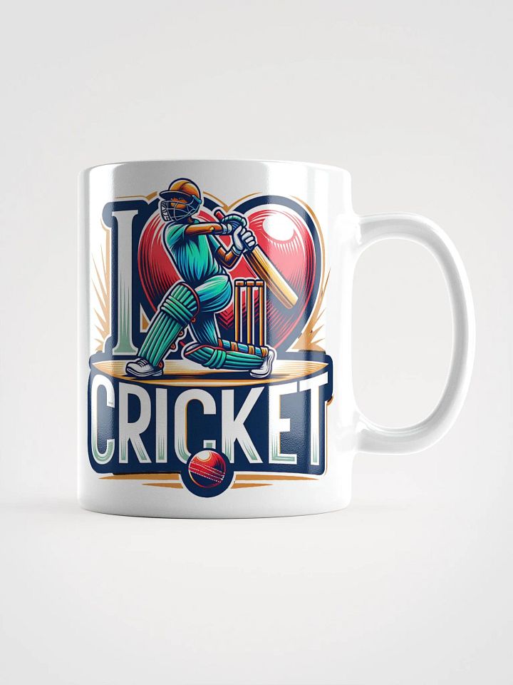 I Love Cricket Mug - Perfect for Cricket Enthusiasts product image (2)