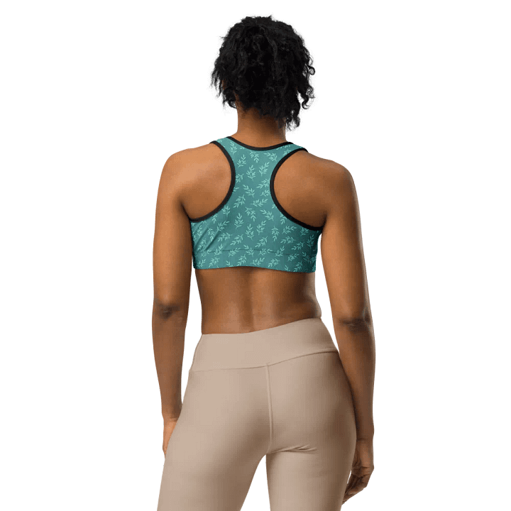 Turq All-Over Print Sports Bra product image (2)