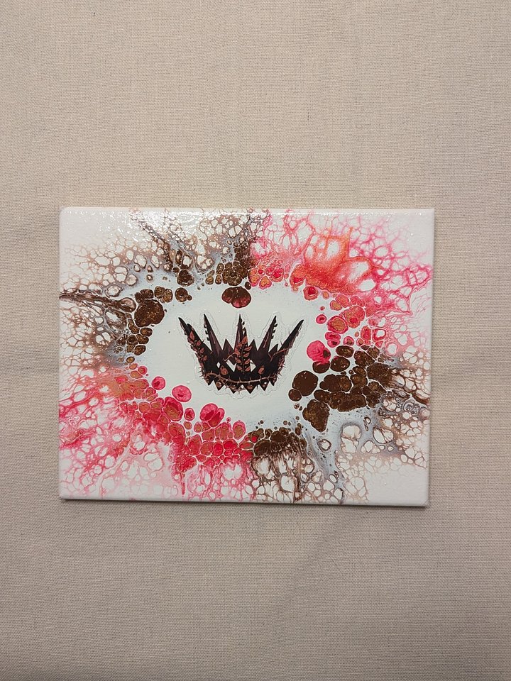 The Monarch's Daughter Crown 8x10 Painting product image (1)