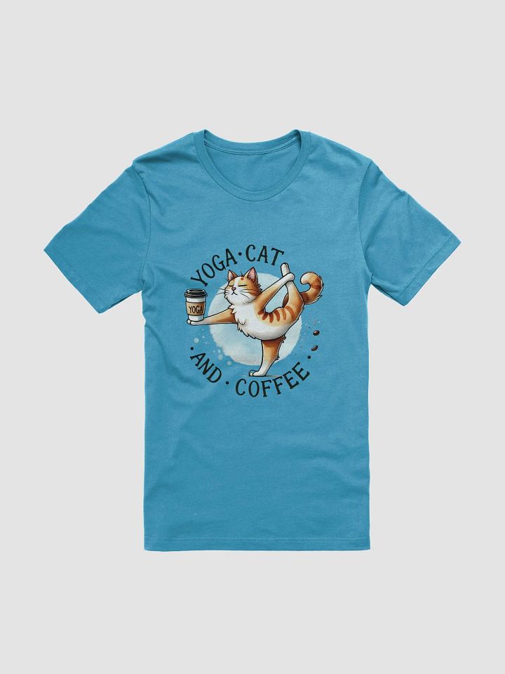 Yoga, Cat, and Coffee T-Shirt product image (1)