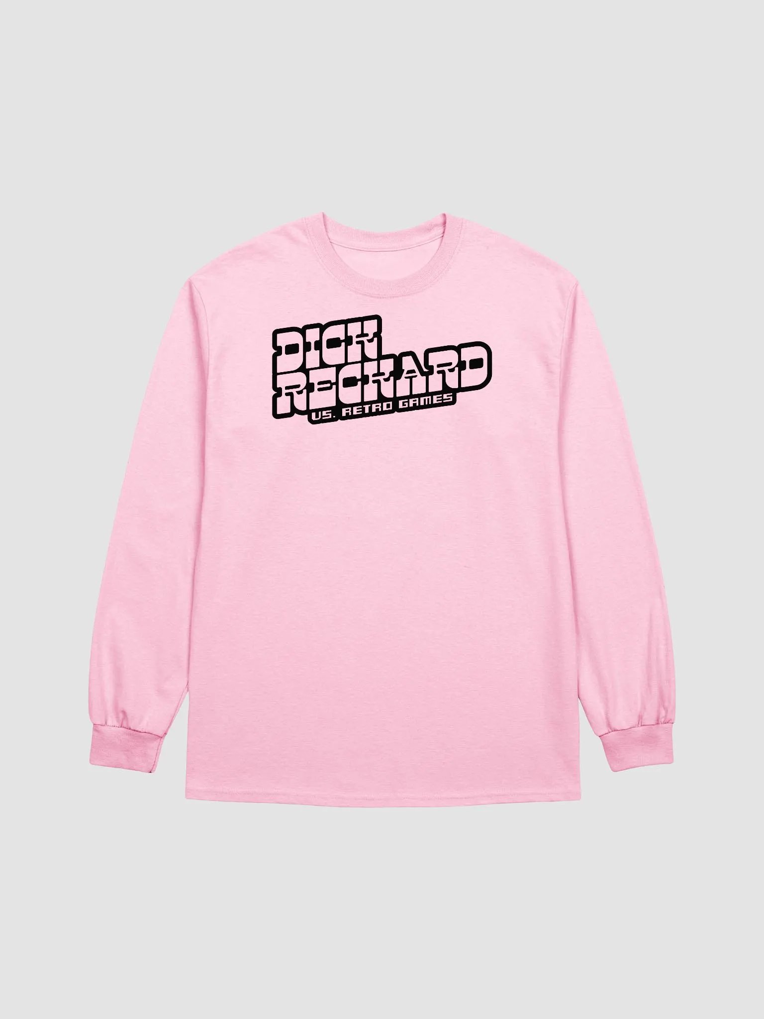 Dick Reckard vs Retro Games MonoBlack Logo Unisex Long Sleeve Shirt product image (1)