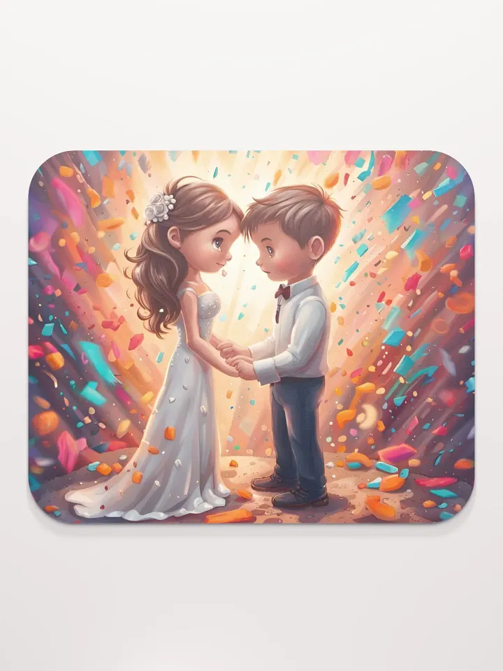 Cute Couple Mouse Pad product image (2)