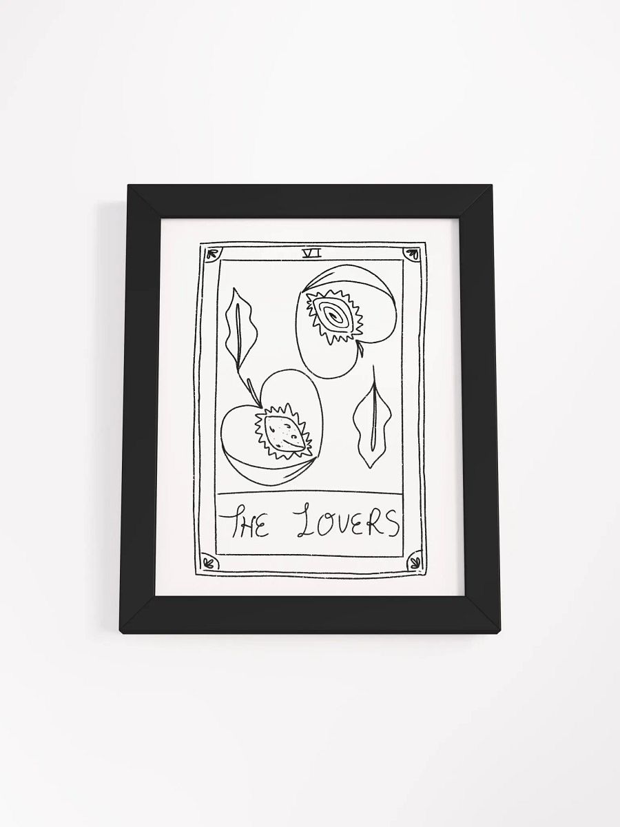 The Peach Lovers Framed Art Print product image (1)
