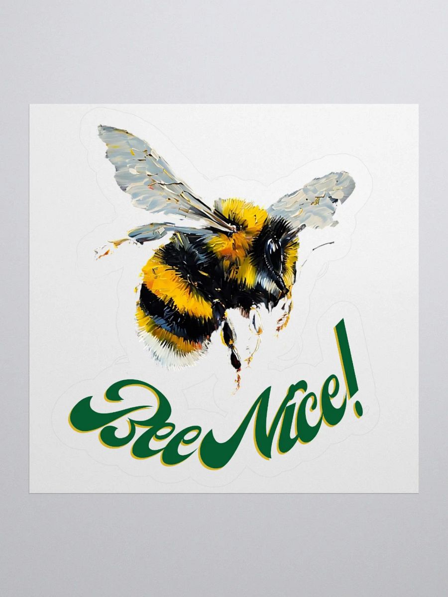 Bee Nice! Vinyl Kiss Cut Stickers product image (1)