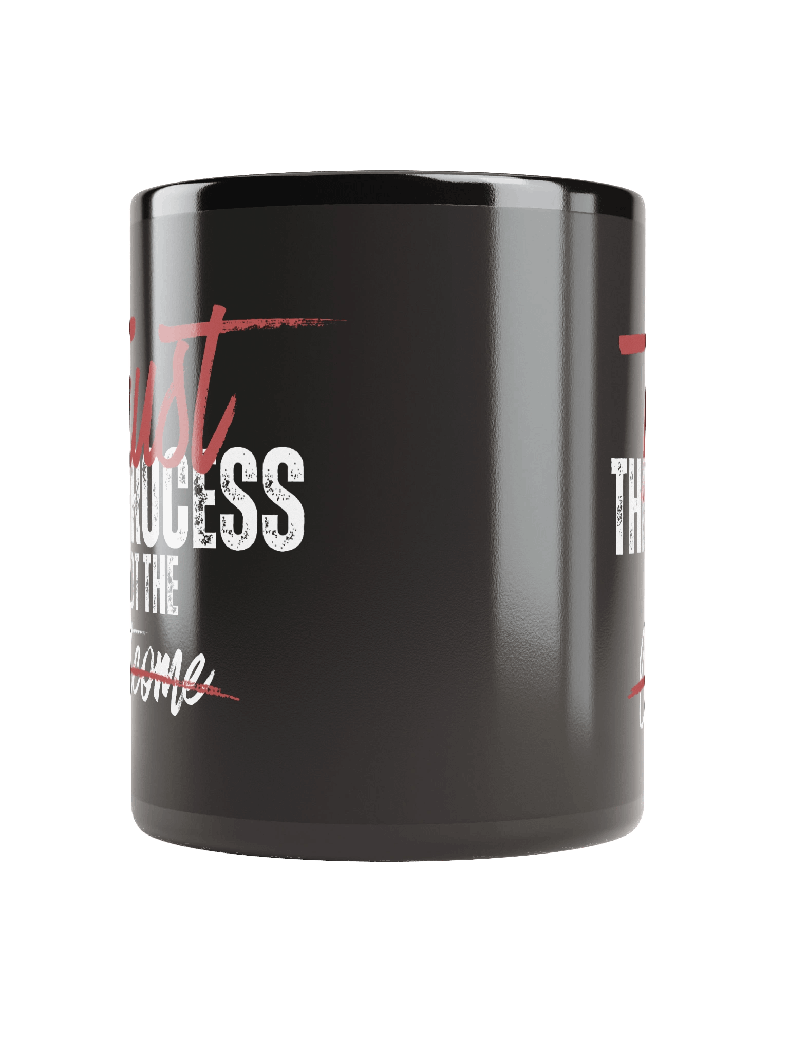 Trust the Process Motivational Quote Black Coffee Mug product image (6)
