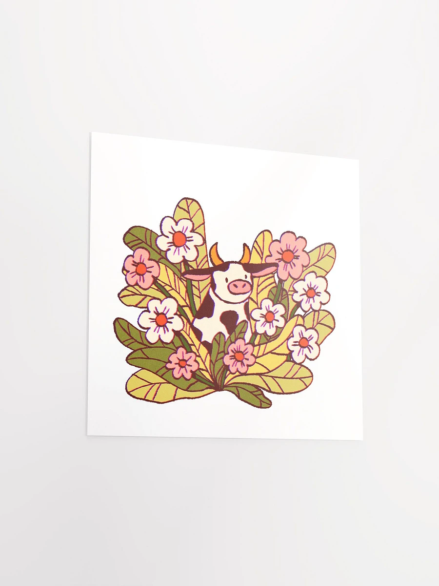 Flower Cow Art Print product image (3)
