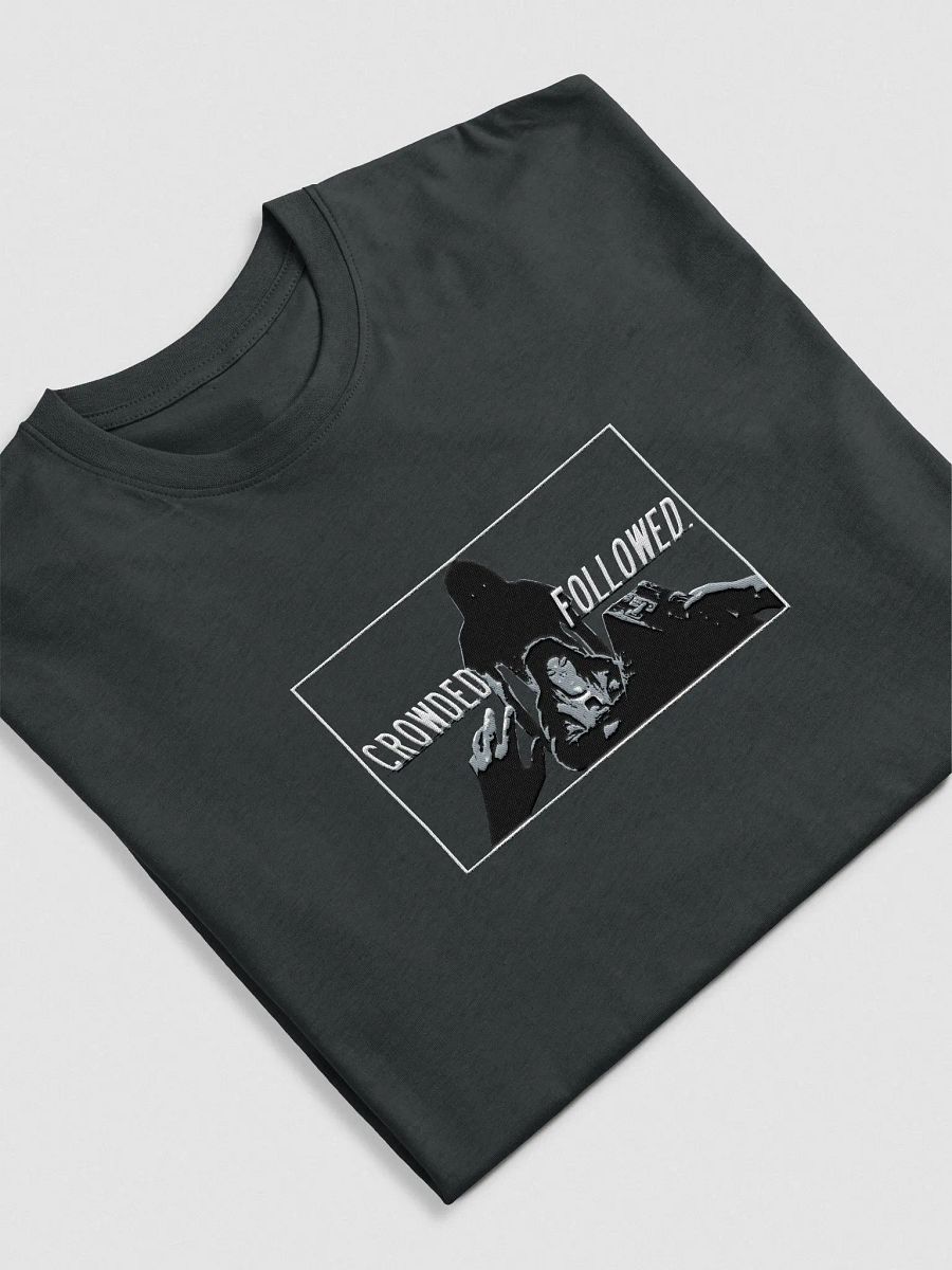 Heavyweight Embroidered CROWDED. FOLLOWED. Tee product image (4)
