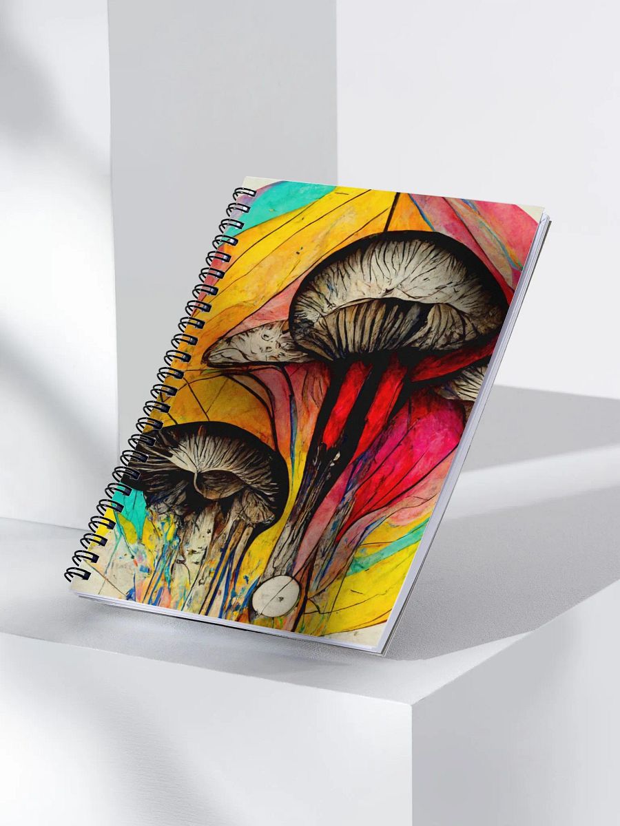 Psychedelic Mushroom Dreams Spiral Notebook product image (3)
