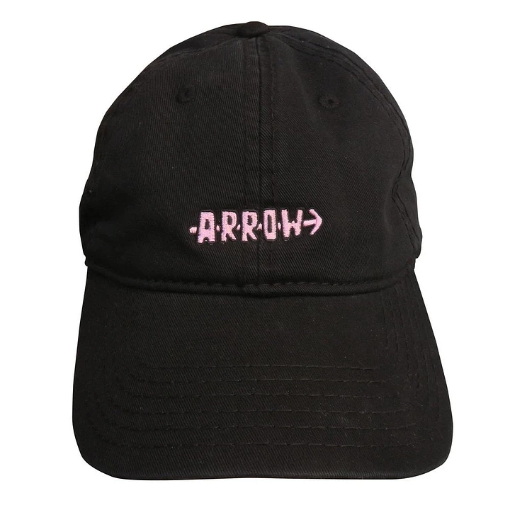 dad hat (pink & black) product image (1)