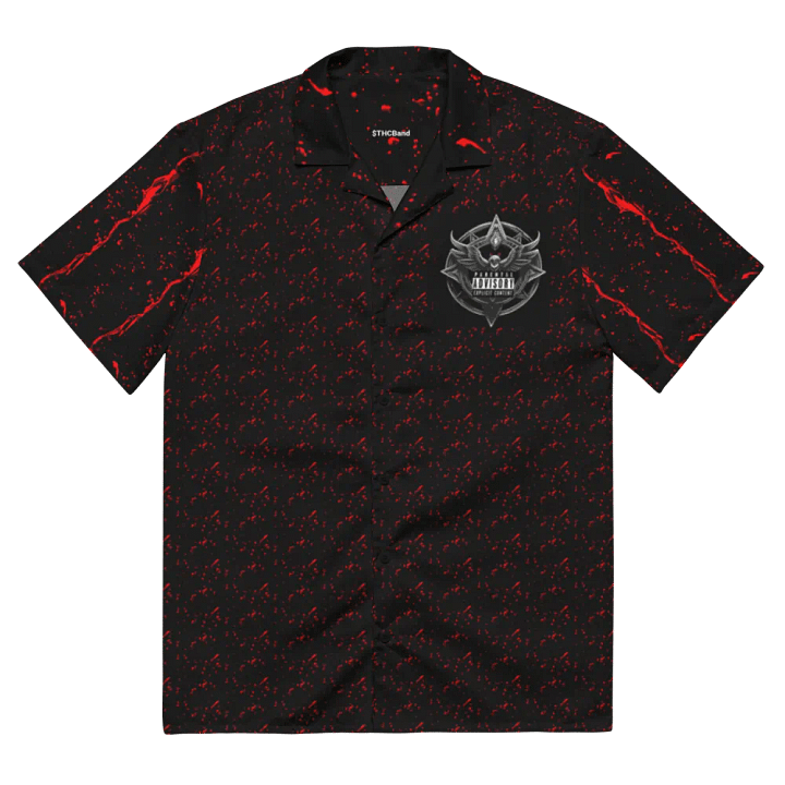 SHOT/THCEOs Hawaiian Shirts by thaddeus & crimson, the $THCBand | Underground Streetwear Brand Tops product image (2)