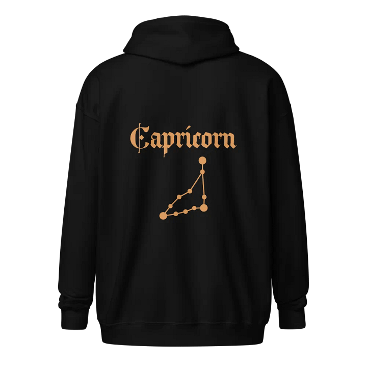 Abstract Goat Head Circle Zip Hoodie product image (8)