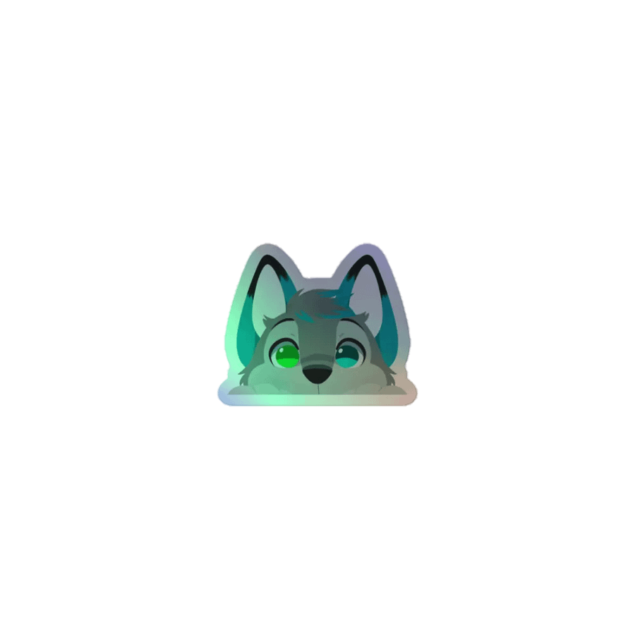 Peeking Wolfy! product image (1)