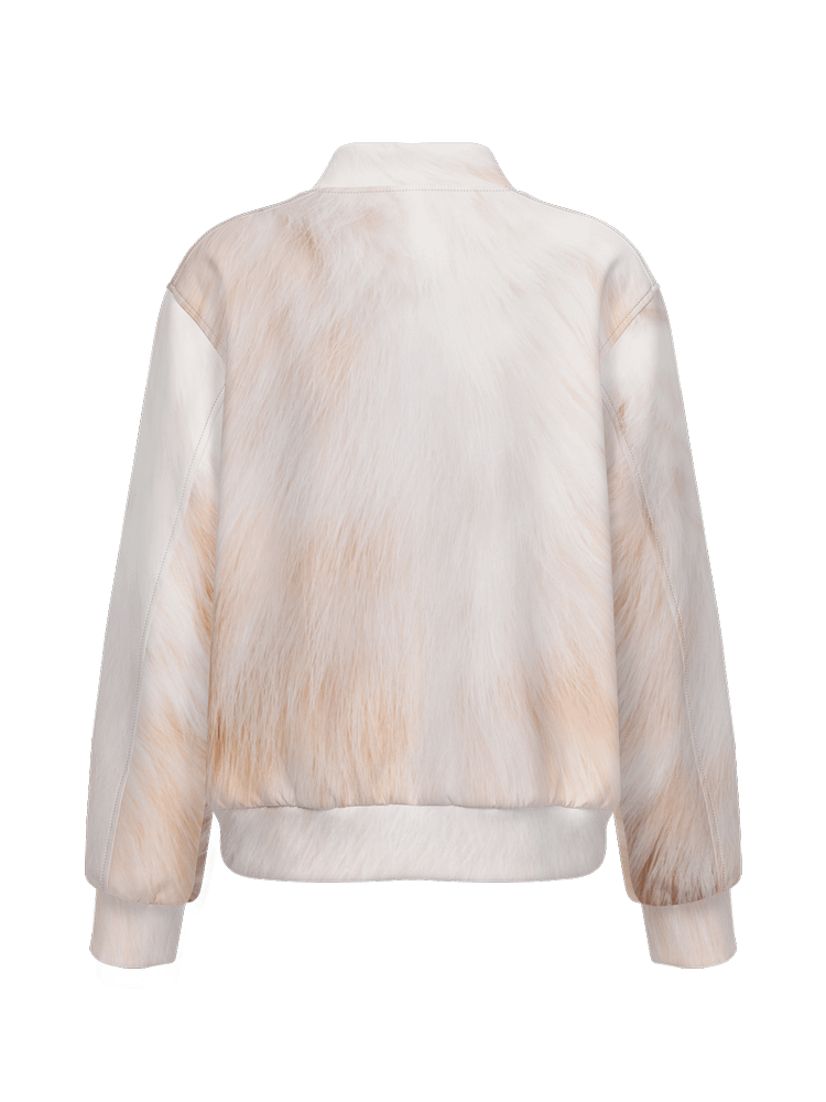 Cream Cat Premium Bomber Jacket (Unisex) product image (3)