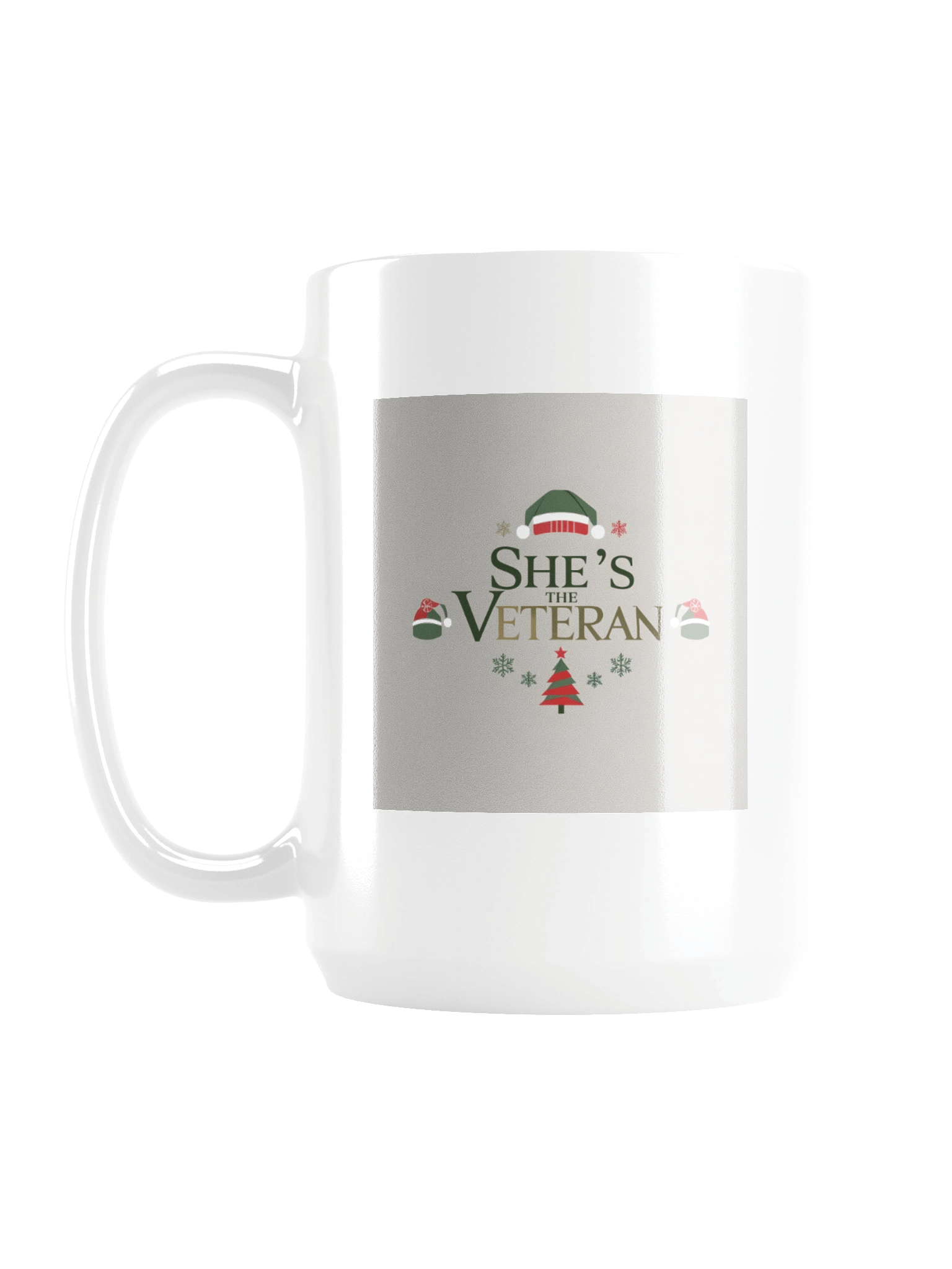She’s The Veteran Glossy Holiday Mug product image (1)