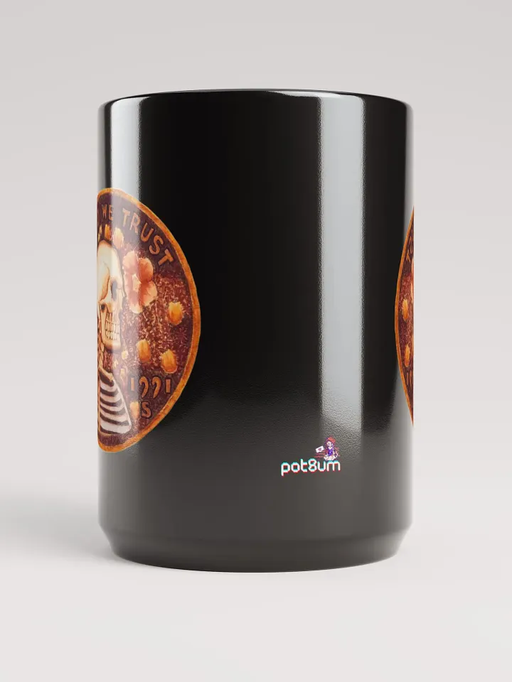 PRETTY PENNY black glossy mug product image (2)