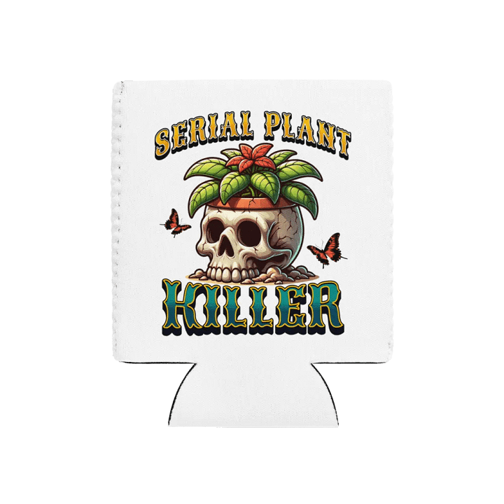 Serial Plant Killer Skull Succulent Can Cooler product image (1)