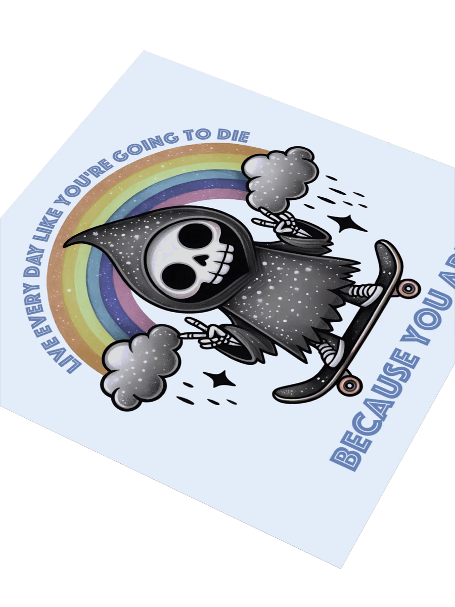 Live Every Day Sticker (Blue) product image (3)