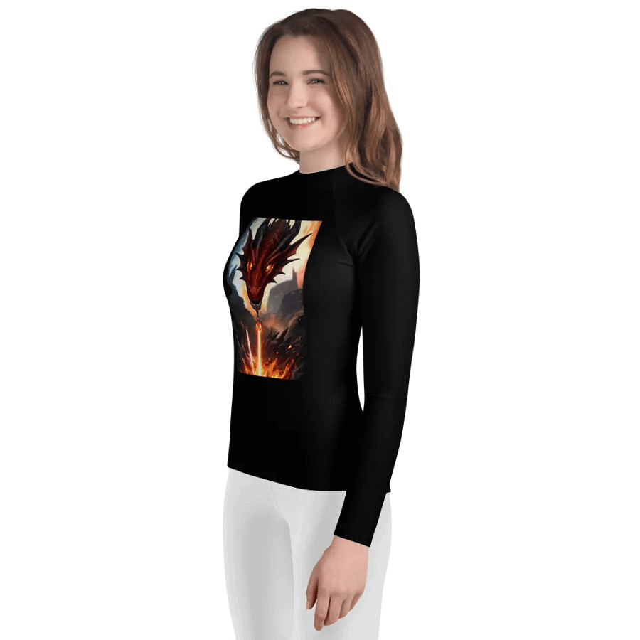 Dragon's Fury Youth Rash Guard product image (4)