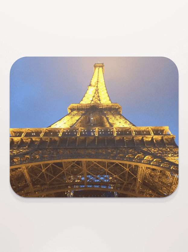 Illuminated Eiffel Tower Mouse Pad product image (1)