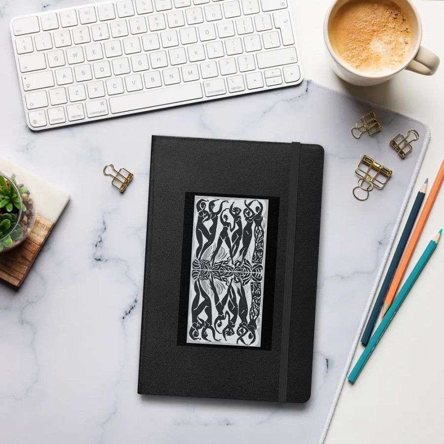 Symmetrical Silhouettes Hardcover Journal for arty moms son daughter product image (8)