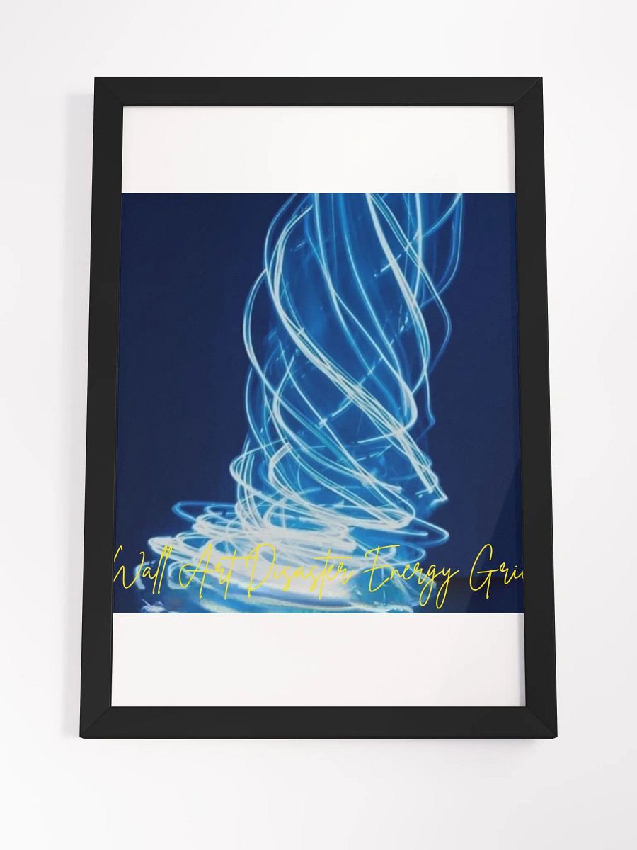 Disaster Energy Greed Framed High-Quality Matte Poster (in) product image (4)