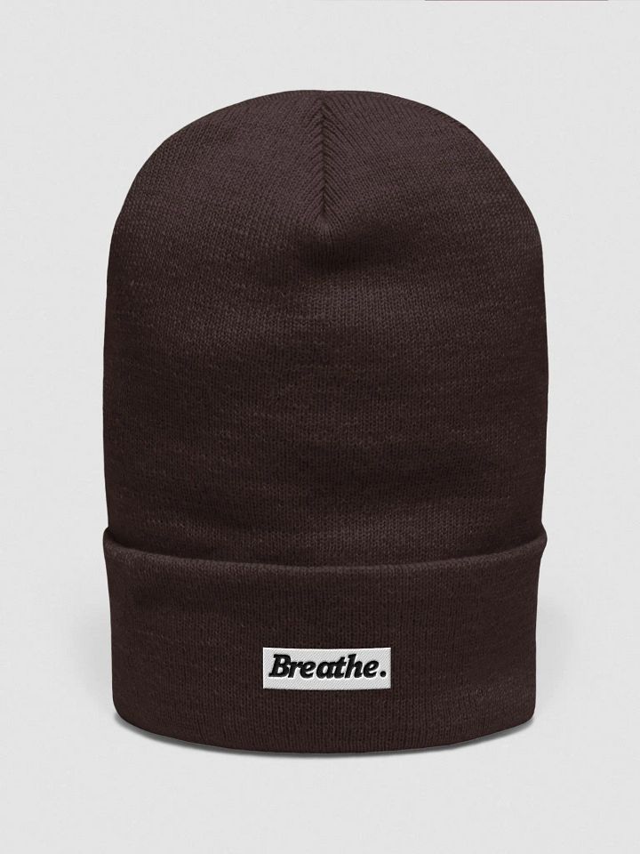 Breathe. ⏐ Beanie ⏐ Brown product image (1)