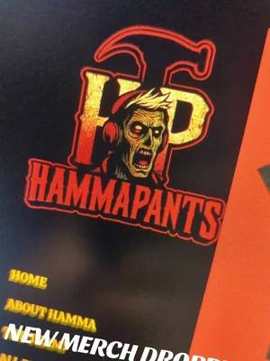 New Merch Dropped on the Official Hammapants Online Store! hammapants-shop.fourthwall.com #fyp #merch #horror #streamer #HP
