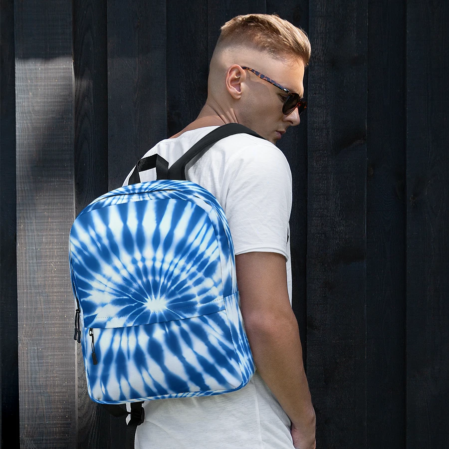 Tie Dye #17 - Blue & White - Backpack product image (6)