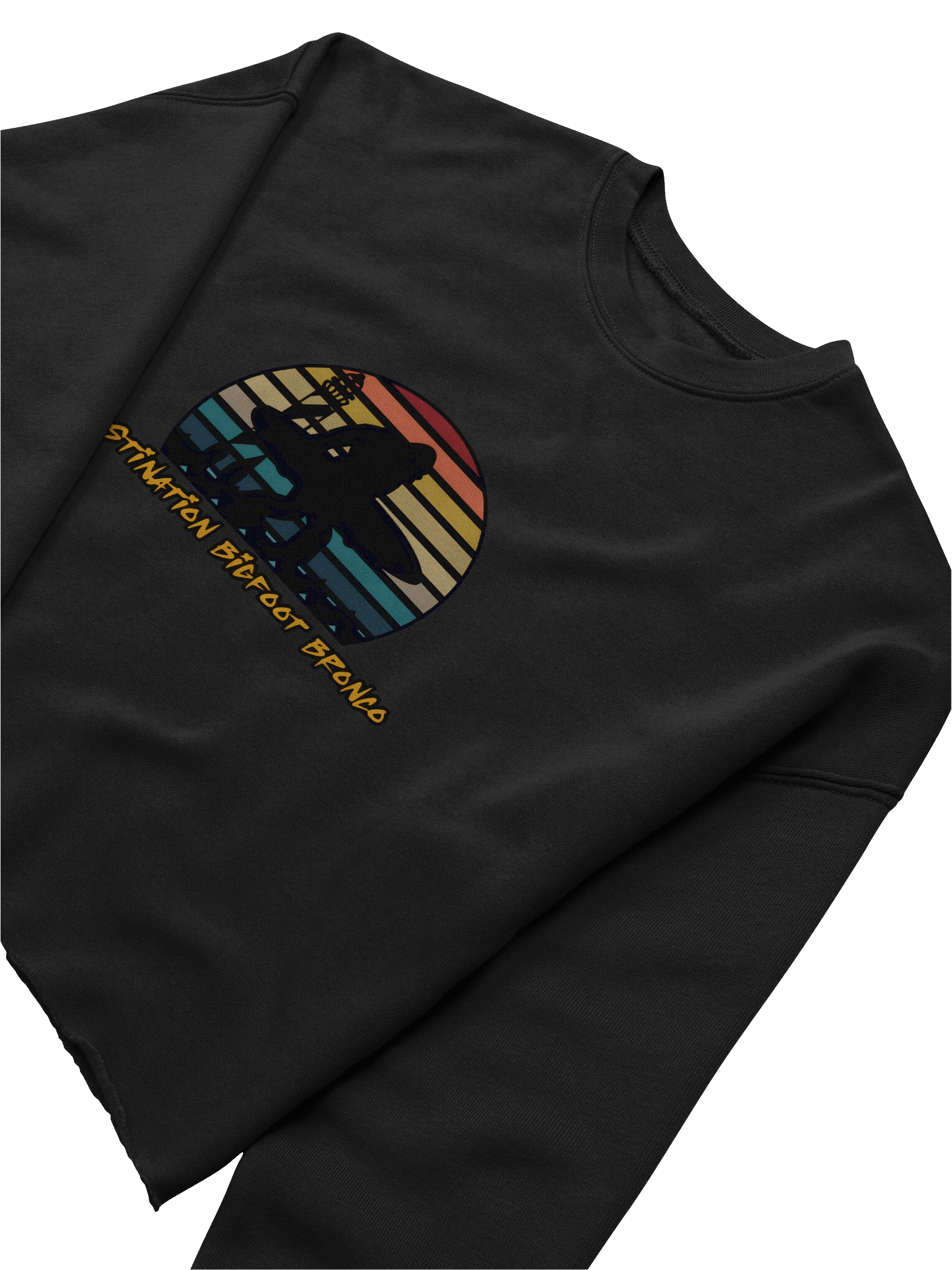 Destination Bigfoot Bronco Classic Logo Bella+Canvas Women's Fleece Crop Sweatshirt (Multiple Colors Available) product image (14)