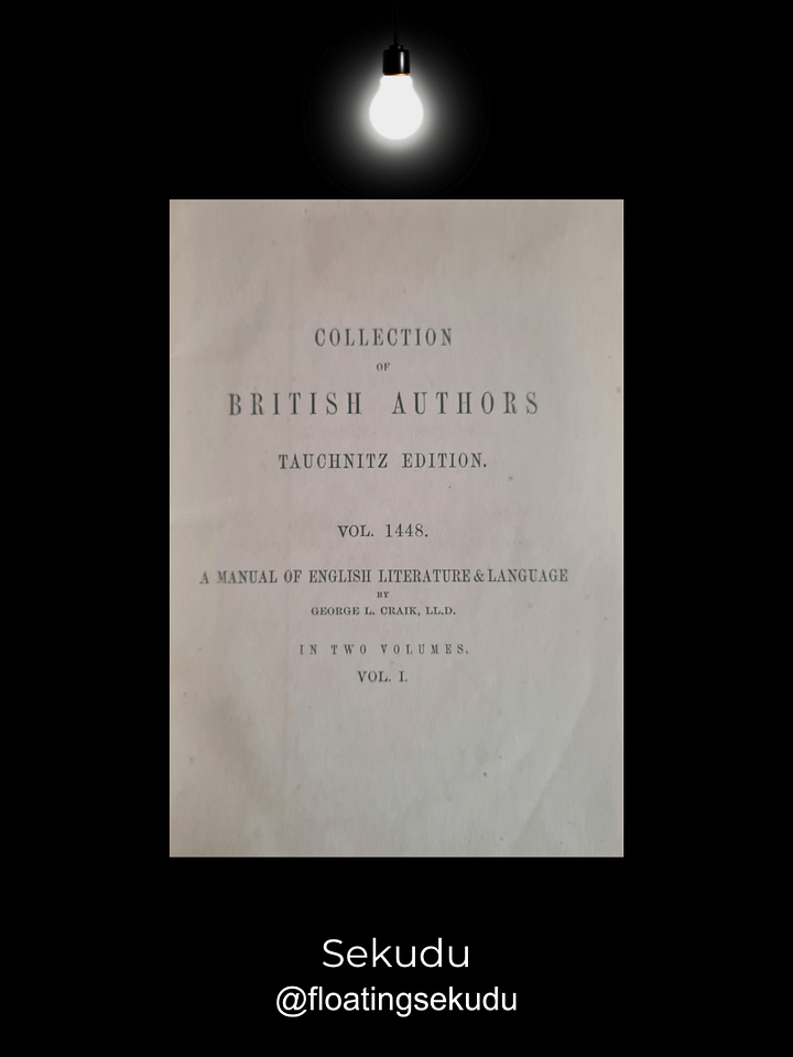 A Manual of English Literature [1874] product image (2)