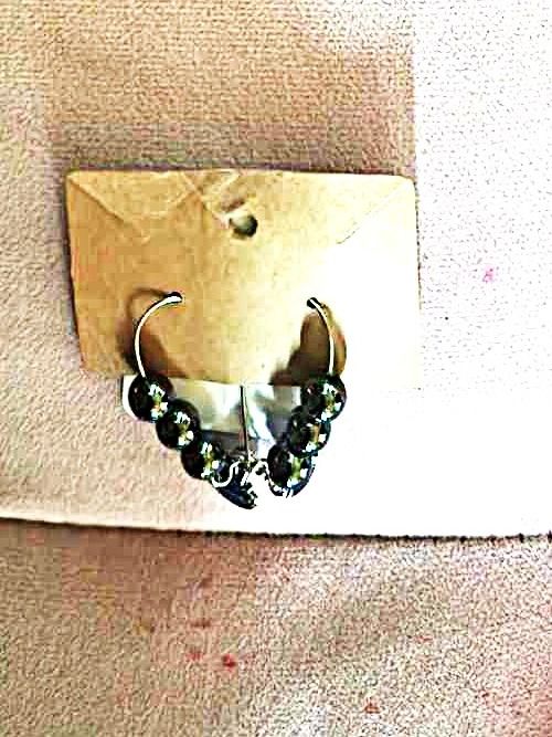 crystal hoop earrings product image (3)