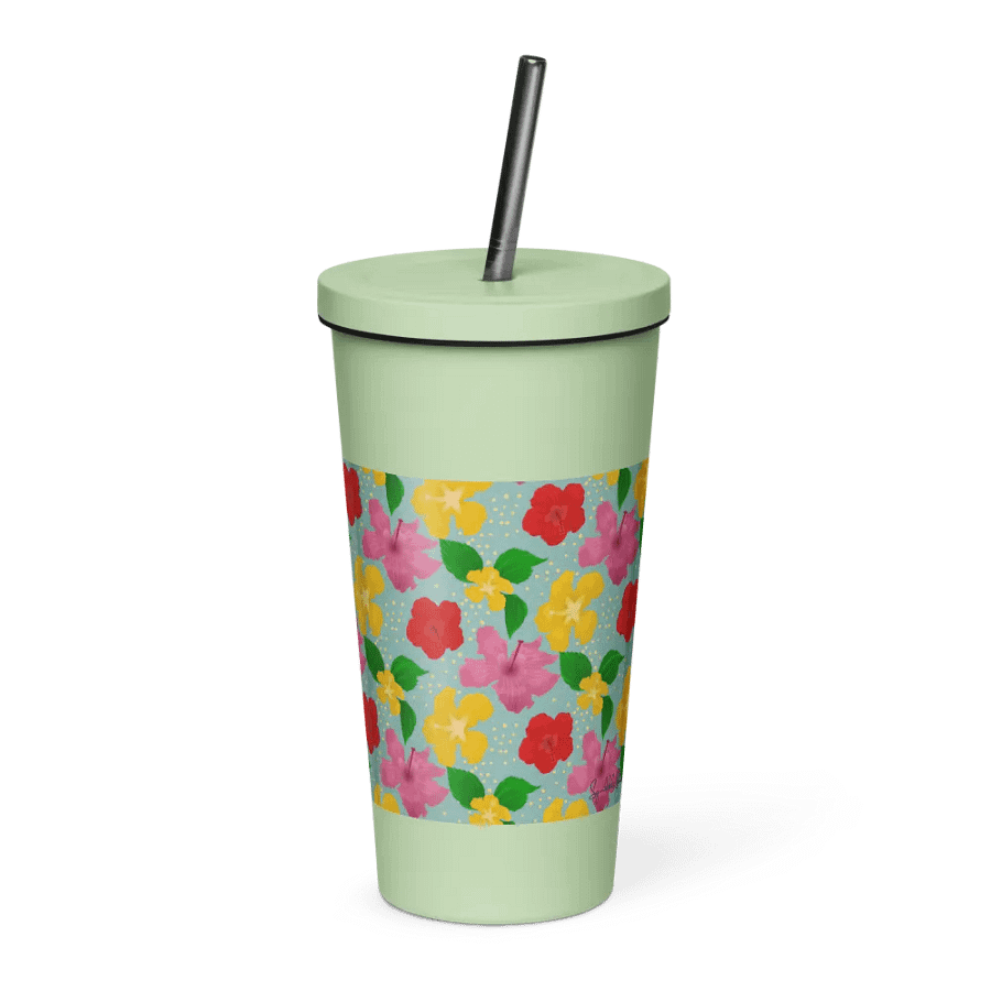 Hibiscus Flower Pattern Tumbler product image (3)