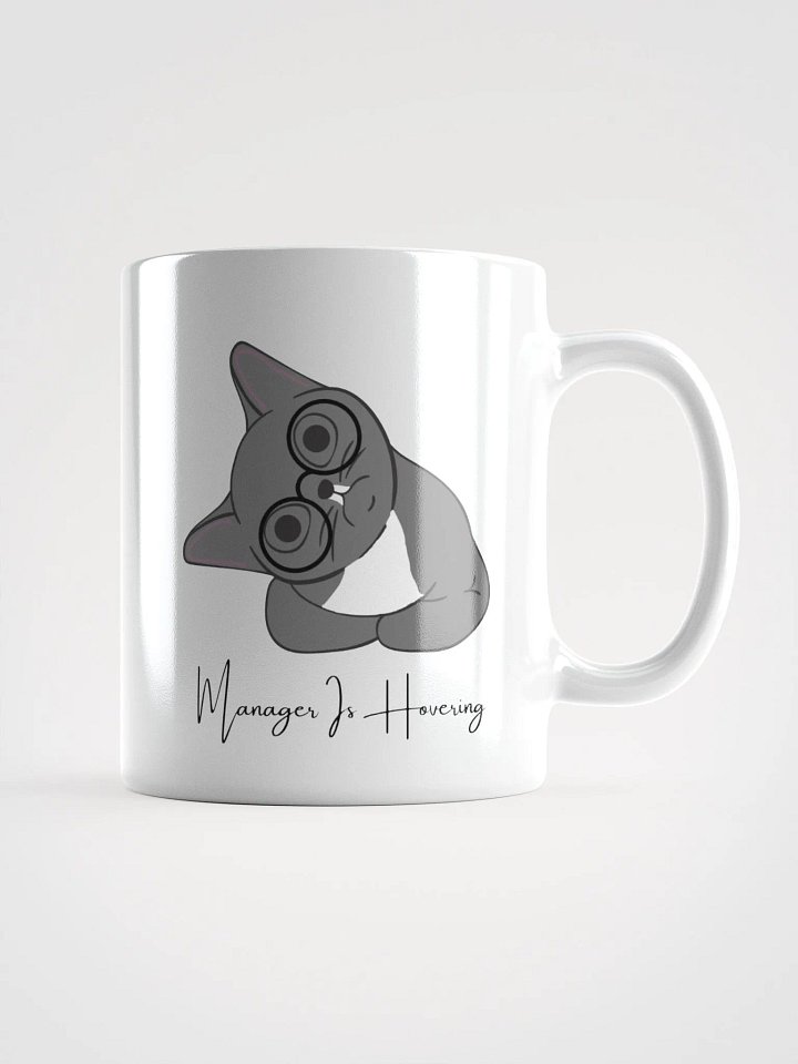Manager is Hovering White Mug product image (1)
