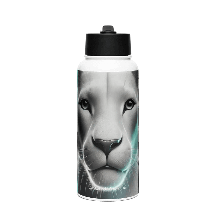 "Unstoppable Grace" Lioness Stainless Steel Water Bottle – A Tribute to Fierce Feminine Power product image (1)