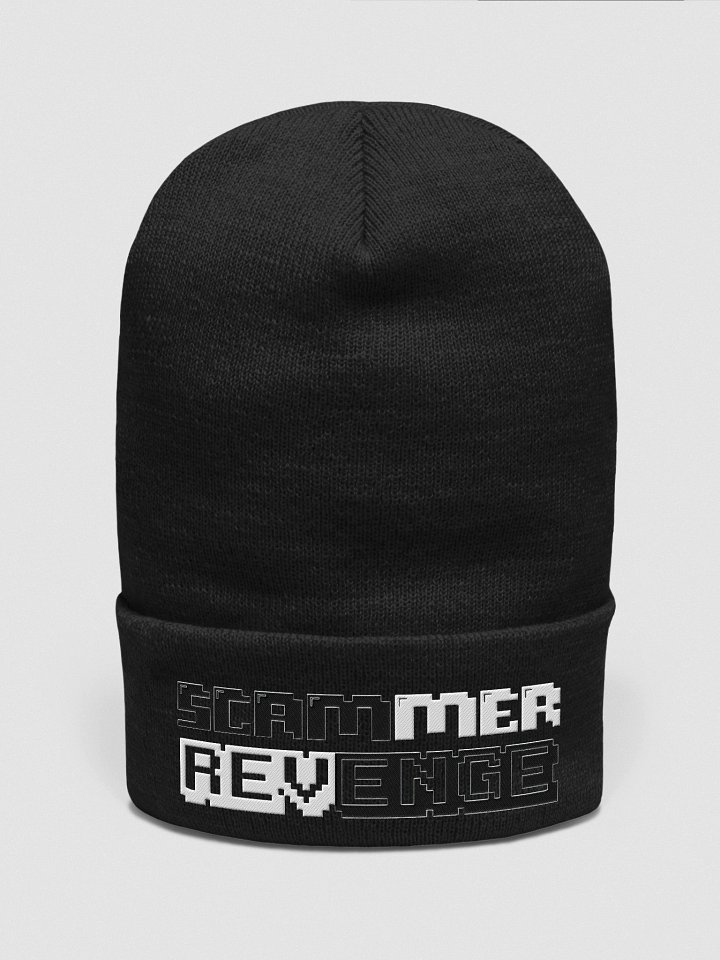 Scammer Revenge Beanie with Embroidered SR Logo product image (1)