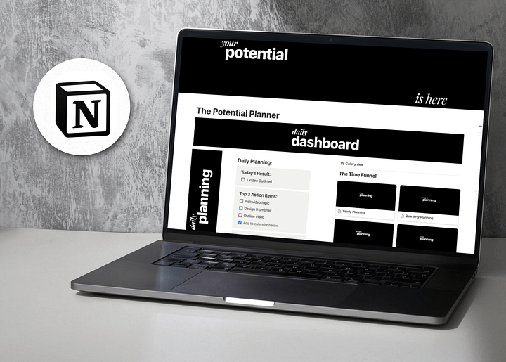 Potential Planner (Notion Template) product image (1)