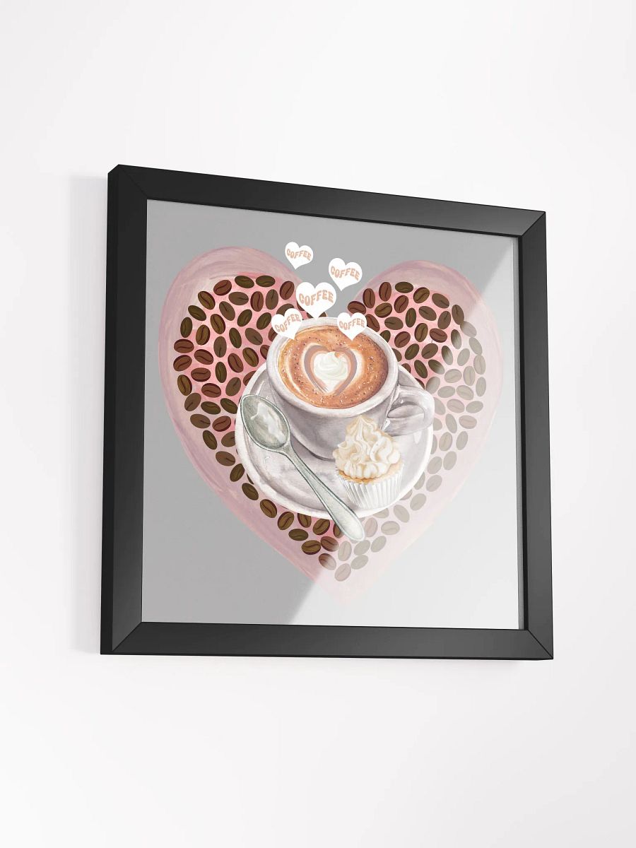 Heartfelt Coffee Bliss Framed Poster product image (5)