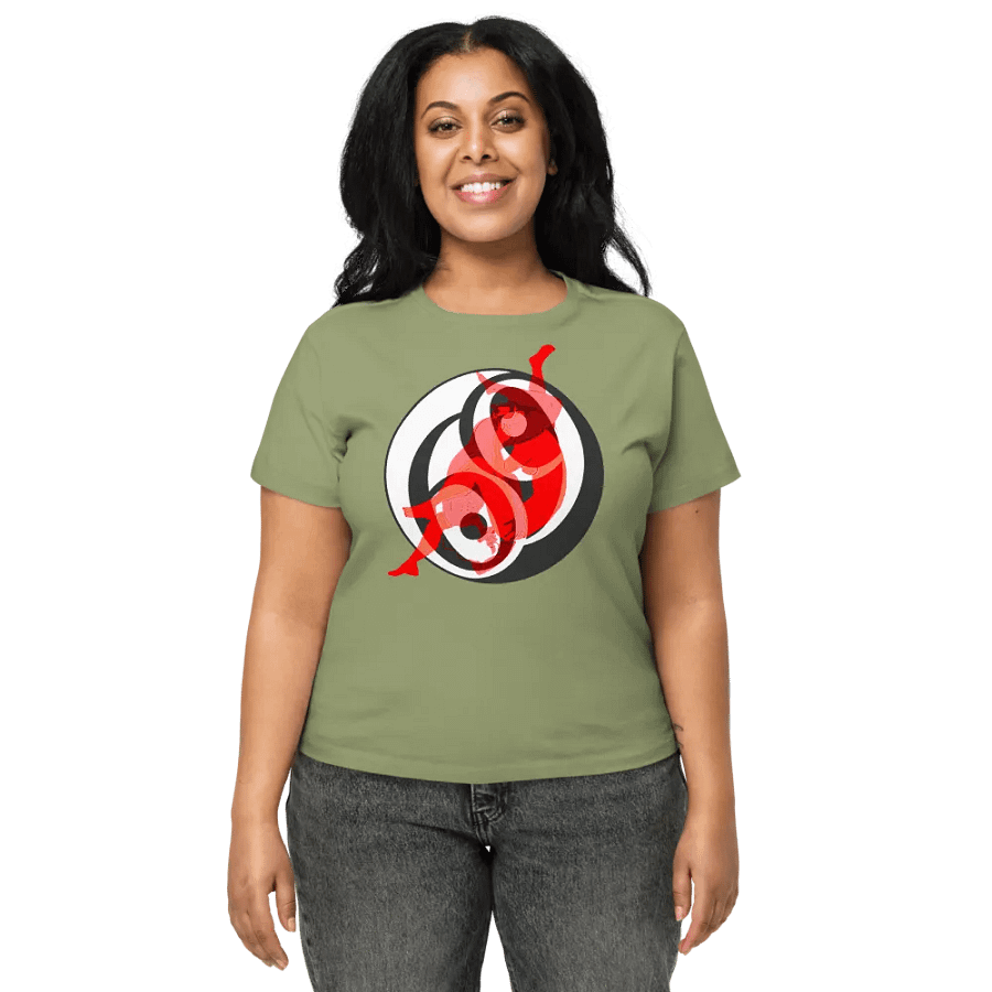 Yin-yang 69 Position | Women's High-Waisted Tee product image (2)