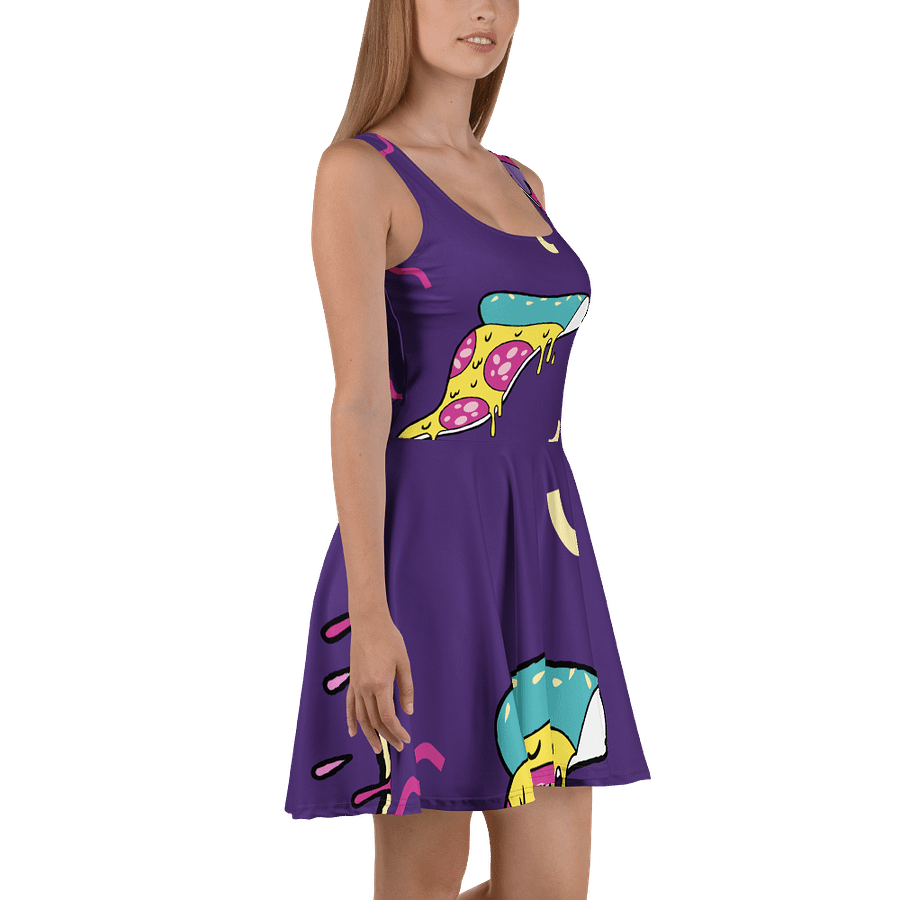 Cheesy Pizza Party Skater Dress product image (3)