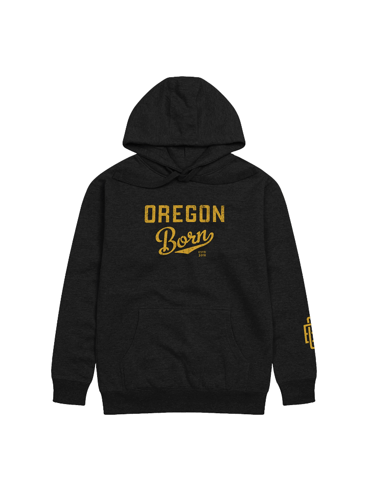 Golden Oregon Born Unisex Hoodie product image (1)