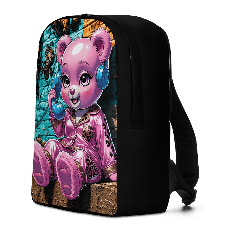 Graffiti Bear All-Over Print Backpack product image (2)