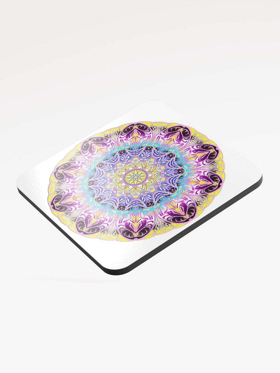 Mandala Harmony Glossed Cork Coaster product image (3)