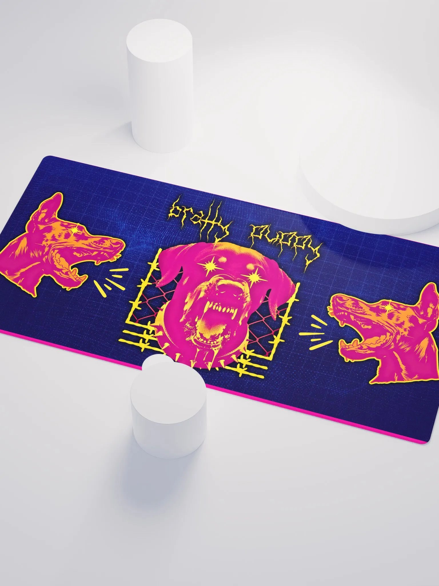 Bratty Puppy Hyperpunk Mousepad product image (2)