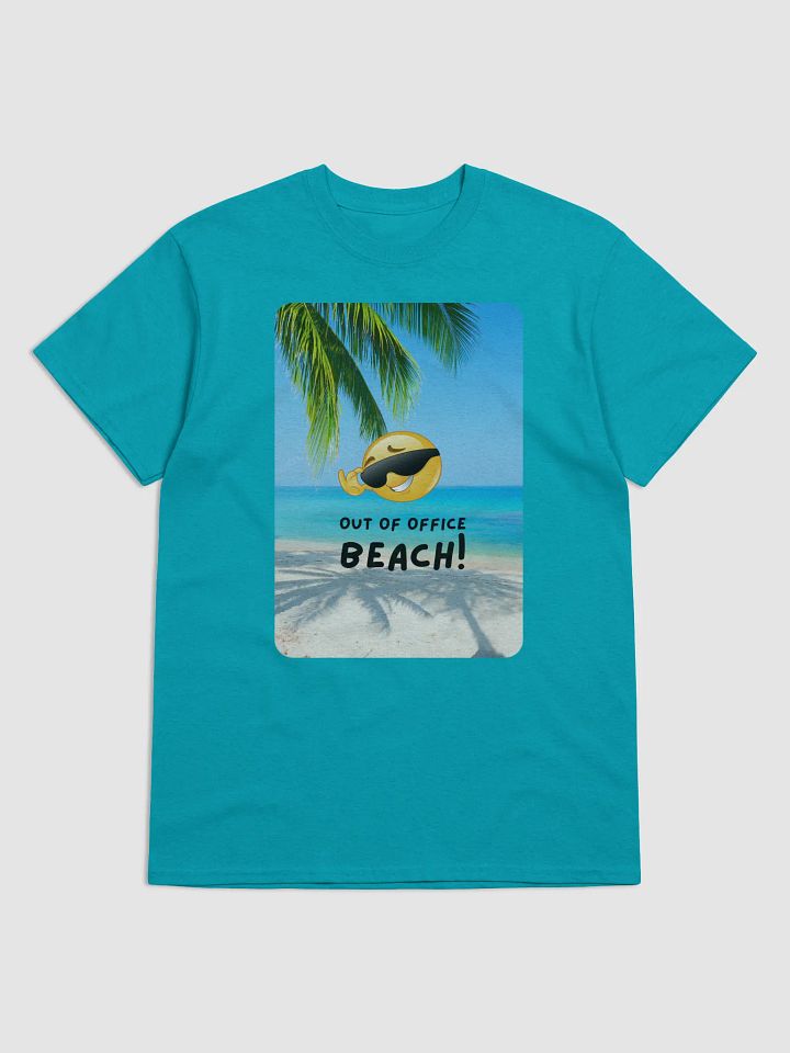 Out of Office Beach Emoji T-Shirt product image (12)