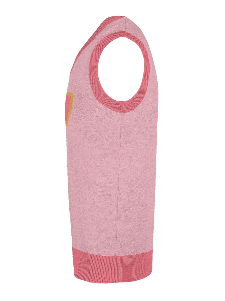 Pink Scholastic Celebration V-Neck Knit Vest product image (28)