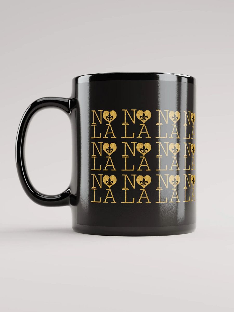 I LOVE NOLA **LEGACY MUG** (BLACK & GOLD EDITION FULL GOLD WRAP) product image (6)