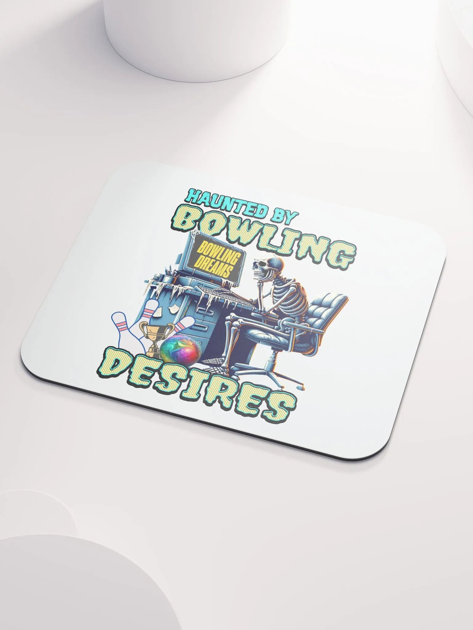 Haunted By Bowling Desires Mouse Pad product image (3)